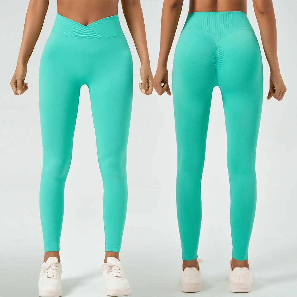 Cross High Waist Yoga Pants Women Sportwear Breathable Gym Leggings Workout Clothes Lady buttocks lifting Sport Tights  pants