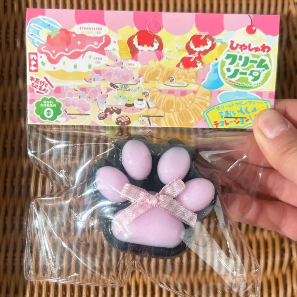 Mini TPR Katzenpfote Langsam Rebound Spielzeug Flexible Vent Squeeze Katzenpfote Weiche Cartoon Katzenklaue Prise Spielzeug Kinder