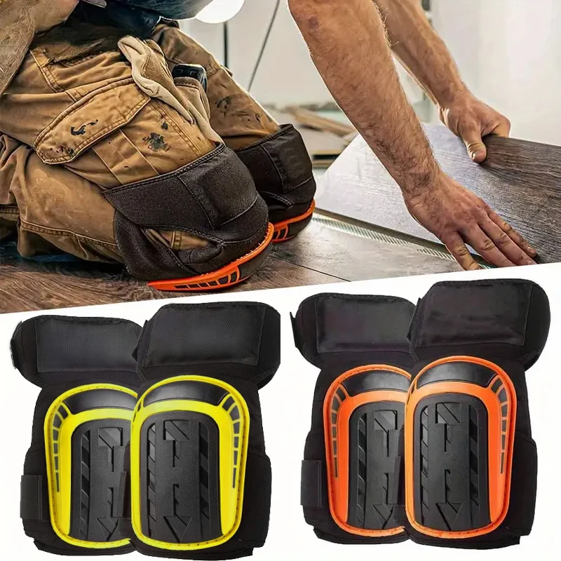 Heavy-Duty Comfort Knee Pads,Professional Knee Pads Thick Foam Knee Pads Tools with Soft Gel Cushion for Construction,Work