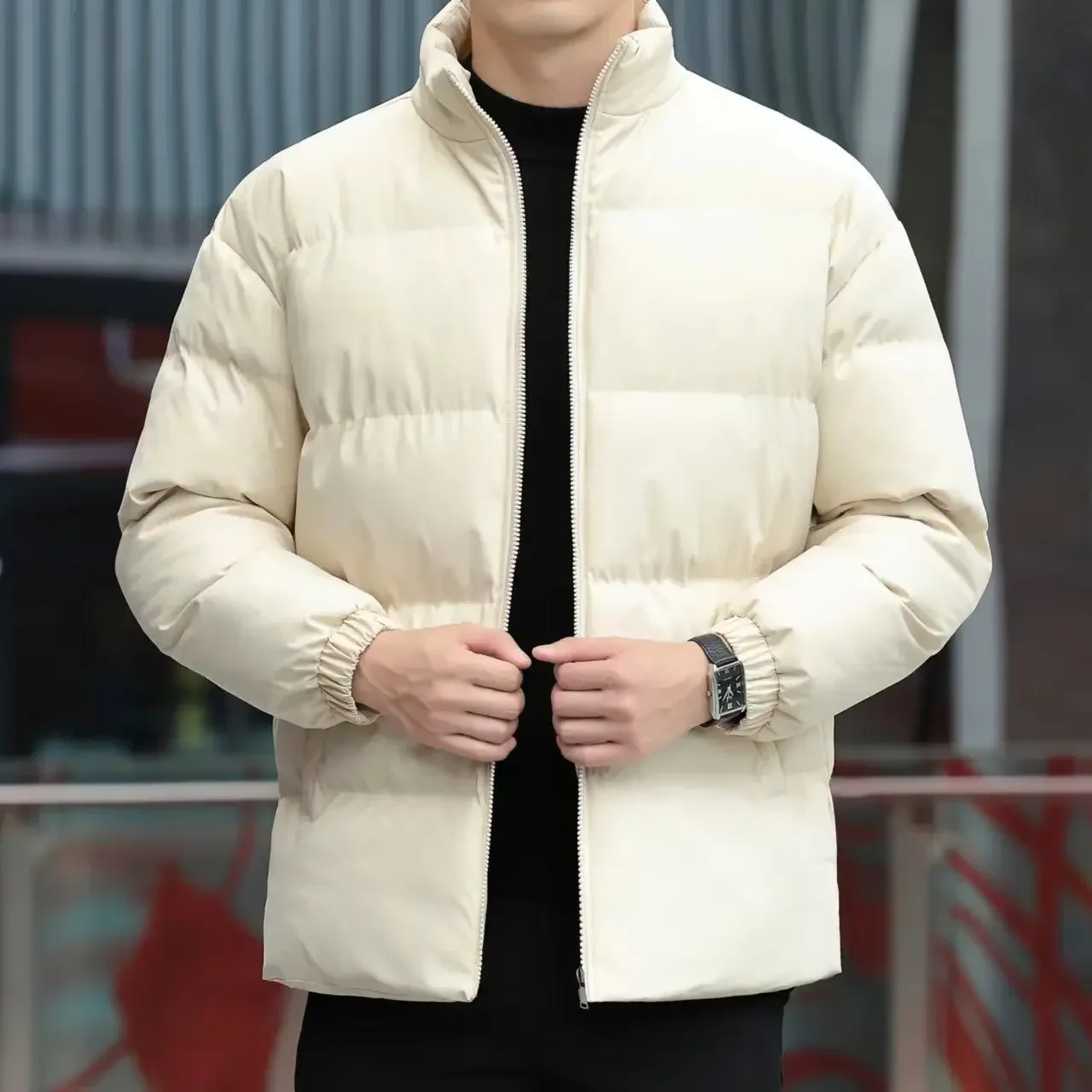 Down Jackets for Men Fashion 2024 Parkas Winter 2024 Man Padded Coat in Promotion Padding Harajuku Warm Clothes New External Hot