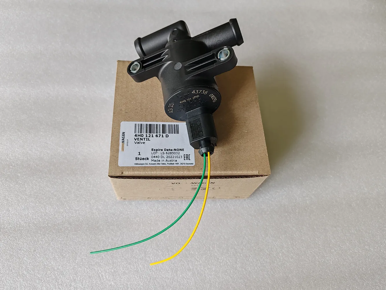 4H0121671D NEW OEM HEATER CONTROL Valve Included Connection line For Volkswagen Skoda VW Seat Audi 4H0121671B 4H0121671F