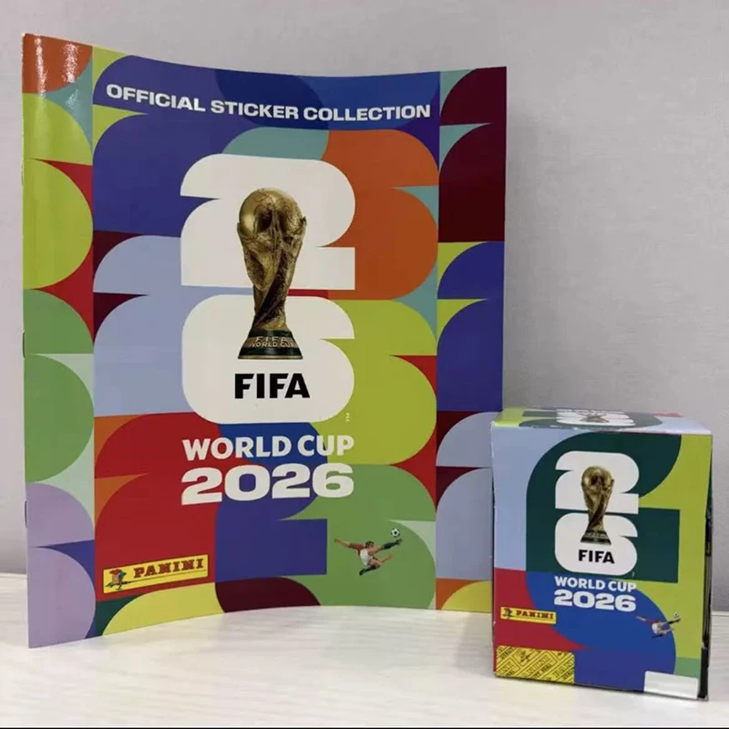 Pegatina Original Panini del Mundial FIFA 2026, Versión Internacional, Colección Limitada, Recuerdo para Fanáticos del Fútbol, Regalo de Cumpleaños o Festividades