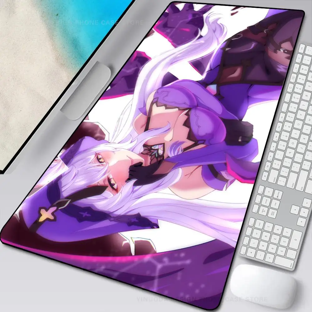 

Black Swan Honkai Star Rail Mouse Mat Desk Mat With Pad Gaming Accessories Prime Gaming XXL Keyboard Pad Stitch Padding Mat