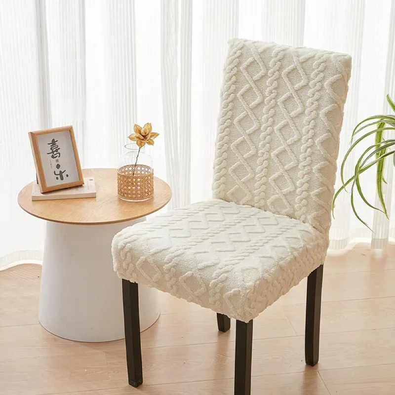 Keep Warm in Autumn Winter Jacquard Elastic Chair Cover Super Soft Simple Suitable for Bedroom Living Room Chair Cover Decorat