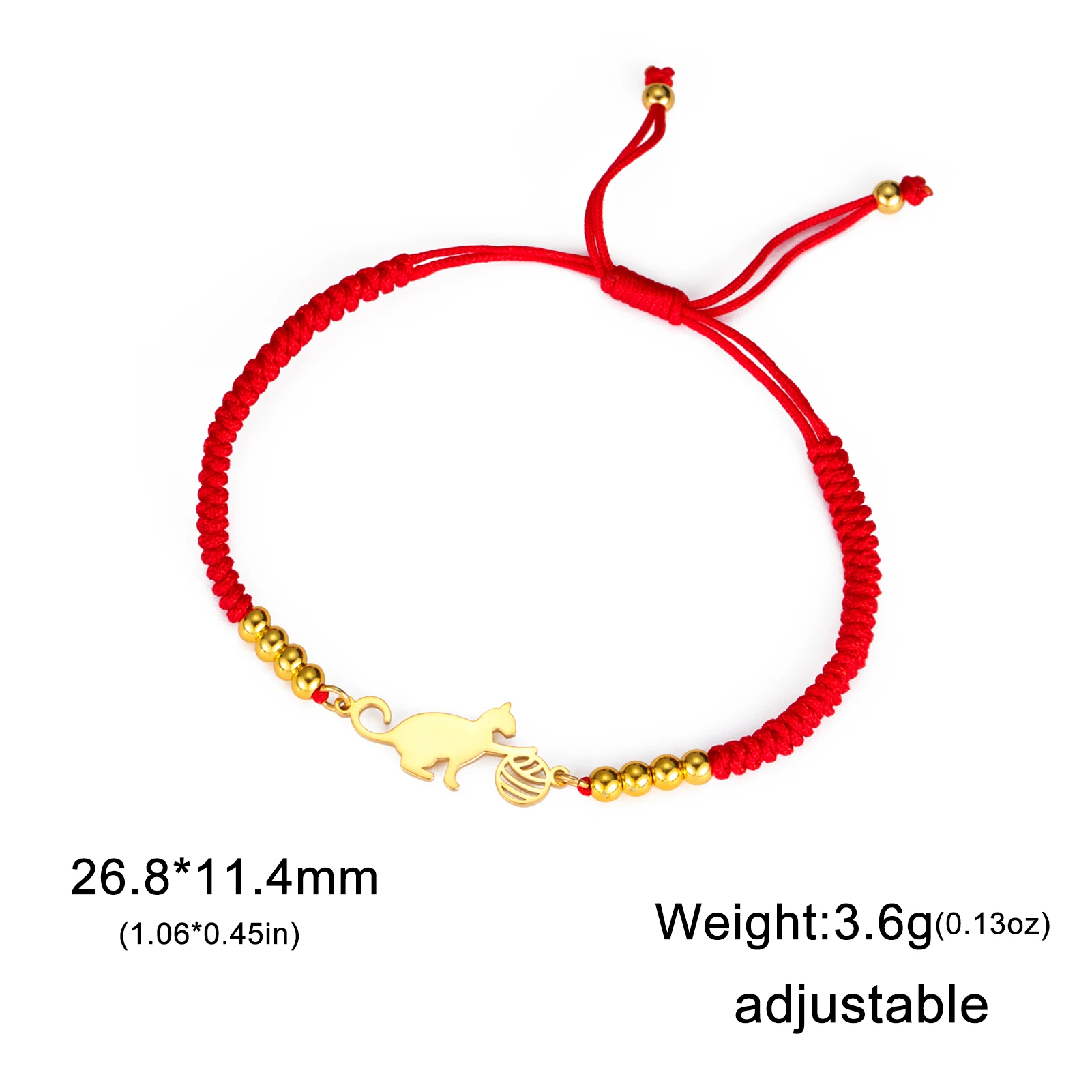 COOLTIME Niedliche Katzen-Armbänder für Damen, Edelstahl, hübsches Tier-Armband, Kpop-Mode, verstellbare Kette, Schmuck – Detail 19