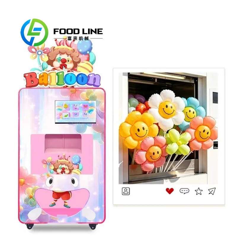 Hotel Lobby Balloon Vending Machine Elegant Appearance Displays Festival Balloons For Guest Entertainment And Souvenir Shopping
