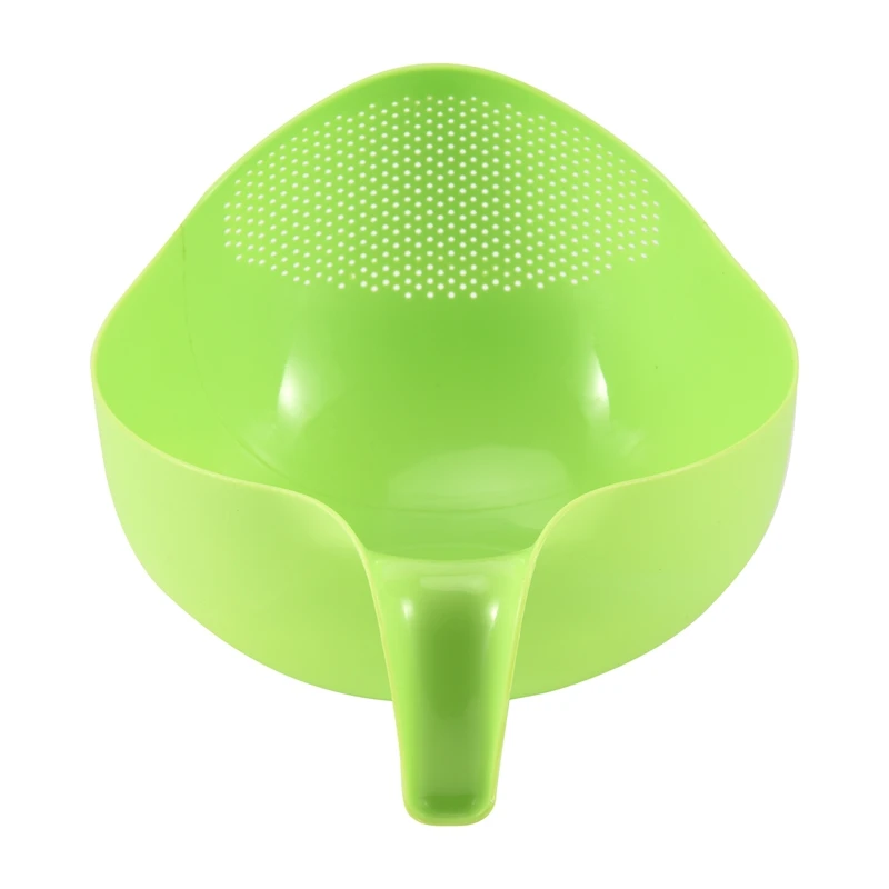 Durable Rice Washing Filter Strainer Kitchen Tool Beans Peas Sieve Basket Colanders Cleaning Gadget Filtering With Handle Newest