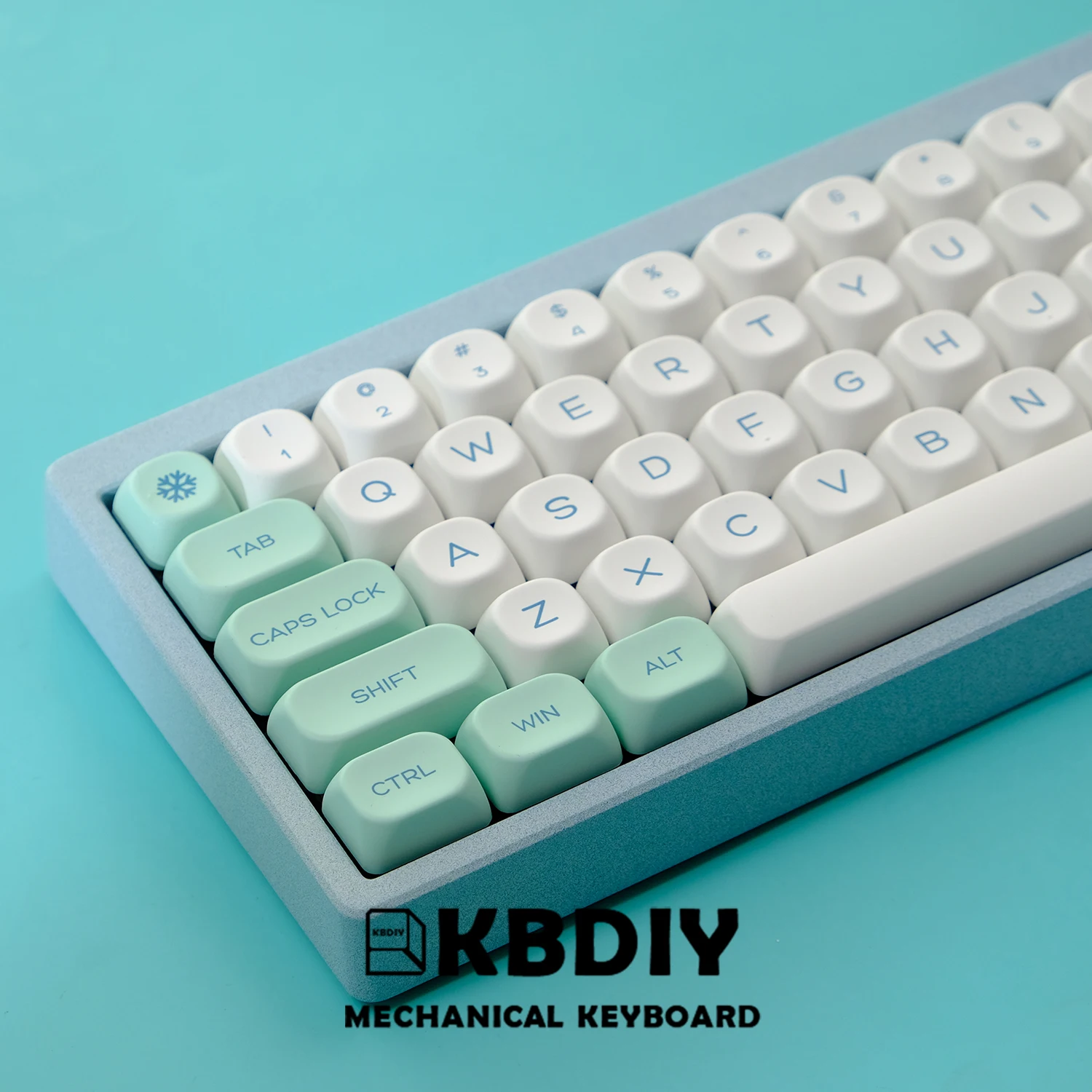 Imagem -02 - Kbdiy-bonito Keycaps Snow Mountain 138 Teclas Caps Pbt Custom Koa Teclado Gaming Mecânica mx Switches Iso Espaço 7u