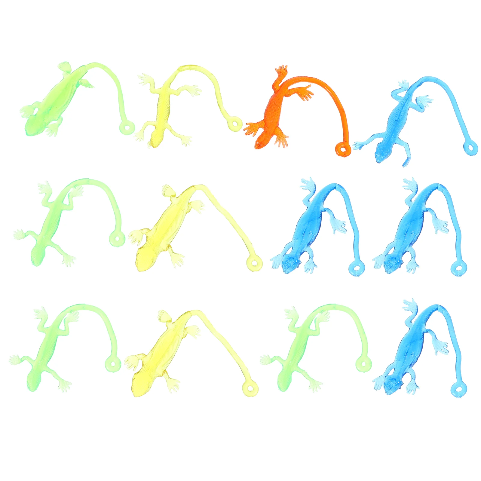 12 Pcs Toys Lizard Stretchable Taste Stretchy Cabrite Party Supplies Sticky Decompression Fidget Birthday Gift Child