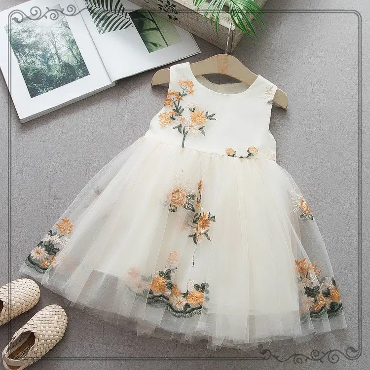 

Baby Girl Dress Cute Flower Embroidery Newborn Princess Dress Baby 1st Birthday Dress Toddler Baby Party Dress Christmas Dress