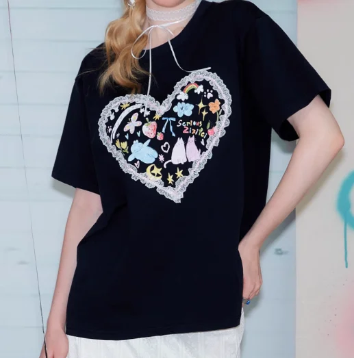

2025 Hot Summer American Street Wear Short-sleeved T-shirt 3D Printed T-shirt Loose and Comfortable Breathable Sweat Absorption
