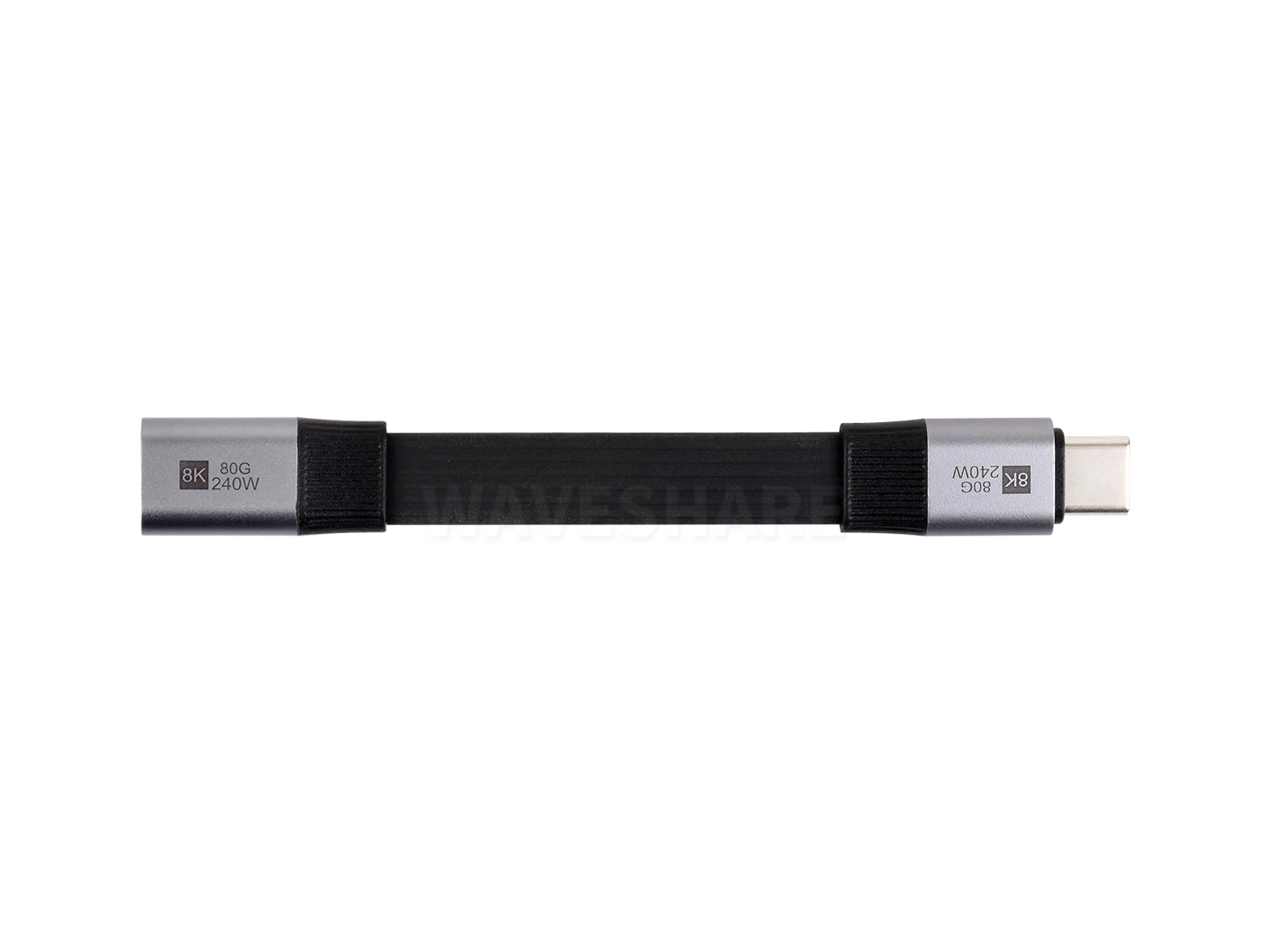 USB4 V2.0 Full-featured Type-C extension cable, 80Gbps data transfer, supports 90° bending, 8K at 60Hz HD video transmission view 2