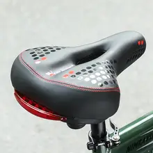 Comfortable bike saddle with rear light #3