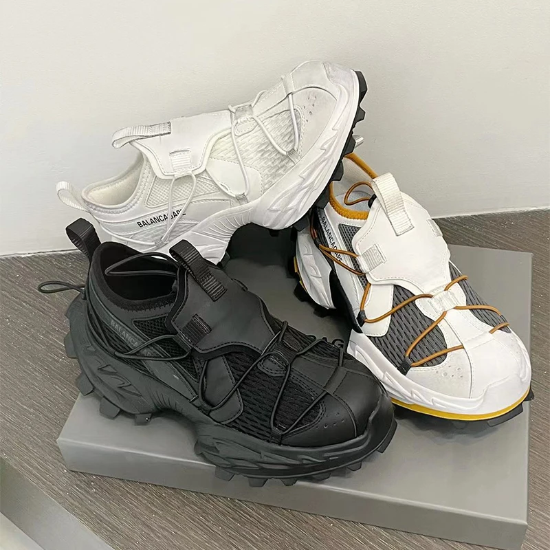 

Designer Couple Sports Shoes Outdoor Mountaineering Hiking Sneakers Women's Lightweight Comfortable Thick-soled Casual Shoes