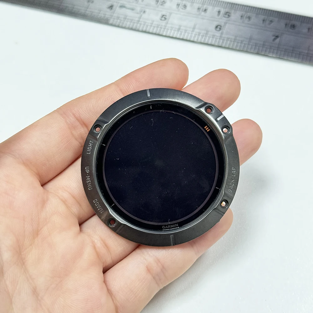 

51mm LCD Display Screen For GARMIN Fenix 6X Pro Solar Digitizer Panel Front Cover Case Part Repair Replacement