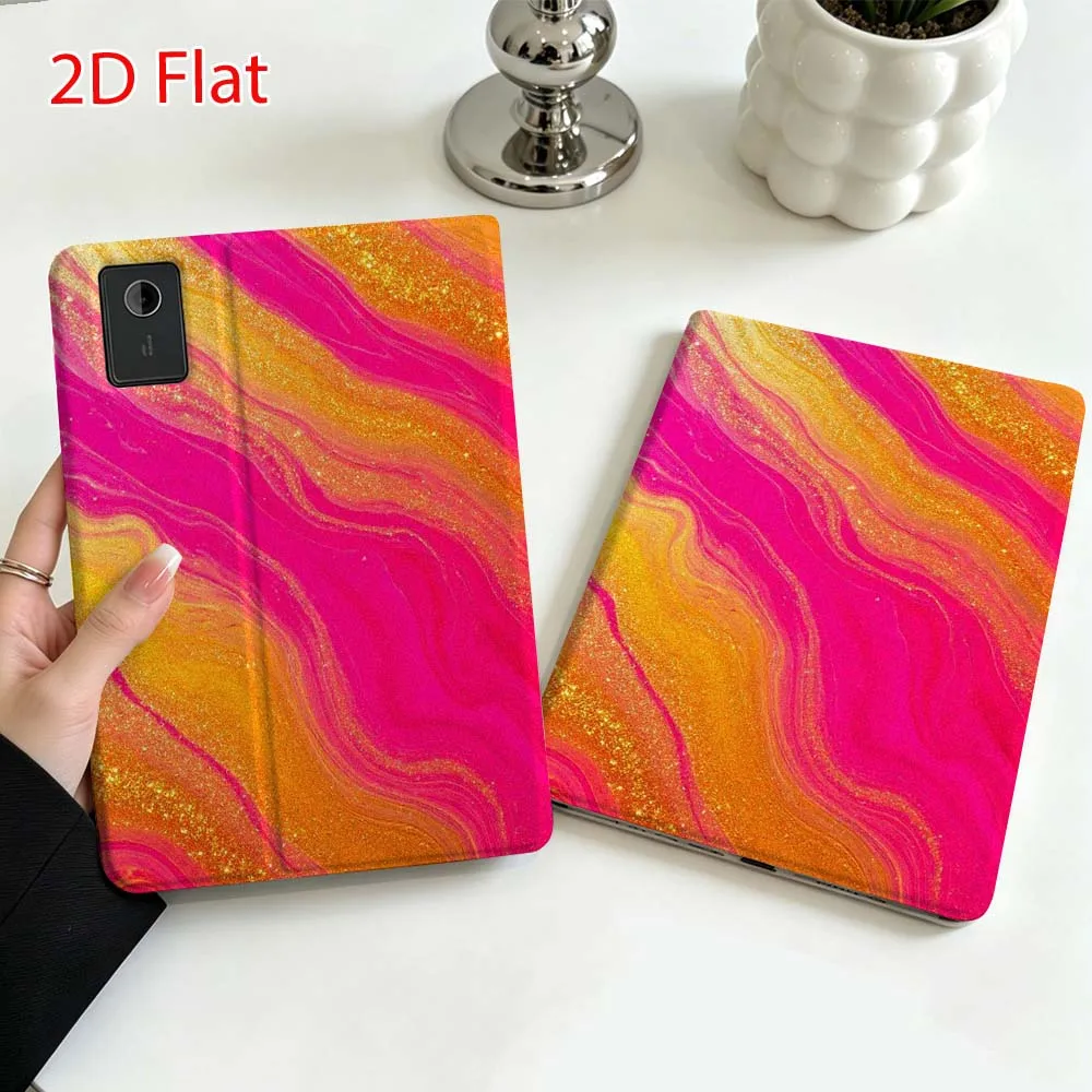 Pink Gold creative For Lenovo Xiaoxin Pad Pro Tab P12 P11 11 13 11.2 inch K11 Plus Pen Tray Tablet Case Soft