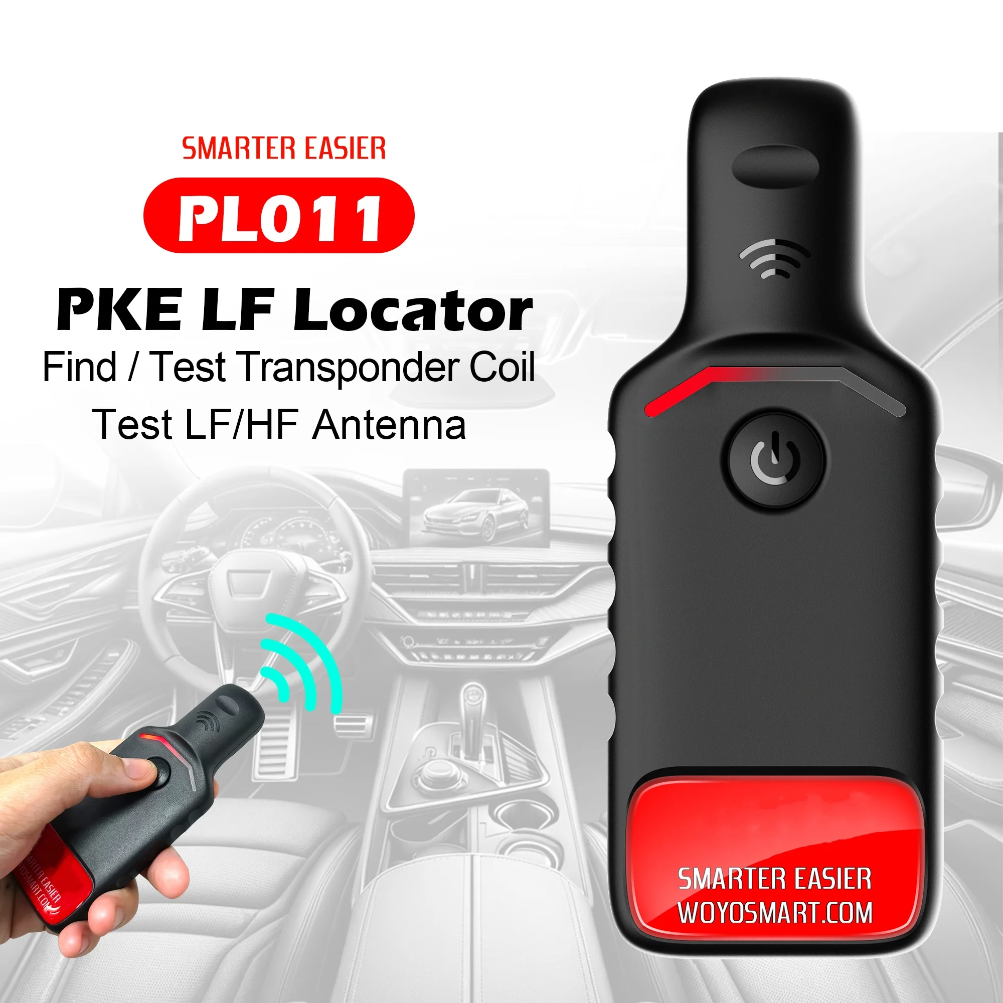 

PL011 PKE LF локатор системы обнаруживает антенные катушки KSS KIS тестер диагностический детектор для резервного аварийного запуска положения