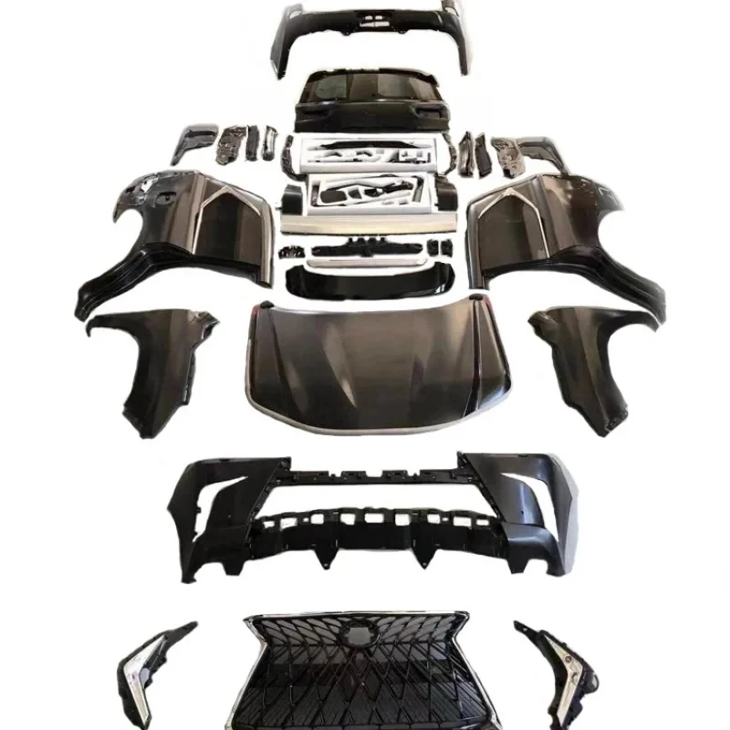 Complete Body Kit LX 570 (2016 Model, and 2010–2015 Models Upgrd to 2016–2018 Style) — Includes Grille, Front & Rear Bump