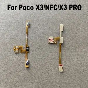 Bilashmart Xiaomi Poco X3 / X3 NFC / X3 Pro / X3 GT Power Volume Button Flex Cable Side Key Switch ON OFF Control Button