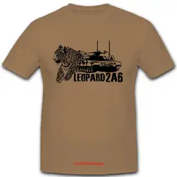 Tanks Leopard 2A6 with a Leokatze Bundeswehr Germany BW T shirt 8106 long or short sleeves