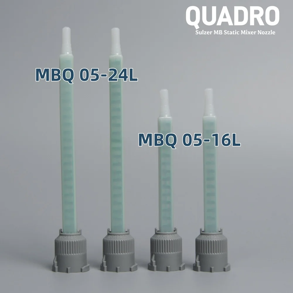 Sulzer Mixpac AB Glue Static Mixer Nozzle MBQ05-16L MBQ05-24L MBQX05-16L MBQX05-24L Static Mixing Tube Adhesive Mixing 100pcs