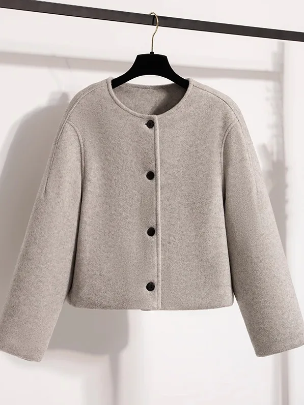 

Ele ey шерстяное пальто Long Sve ort, женская верхняя одежда, кардиган больших размеров, подходит для песочных часов, грушевого тела pes