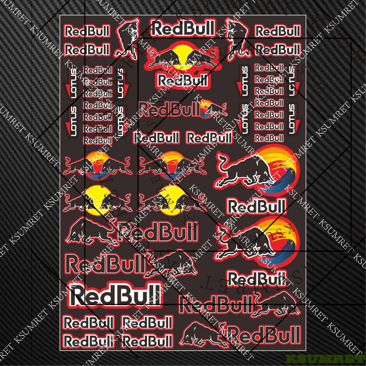 

Виниловая наклейка для Red Bull, наклейка на мотоцикл