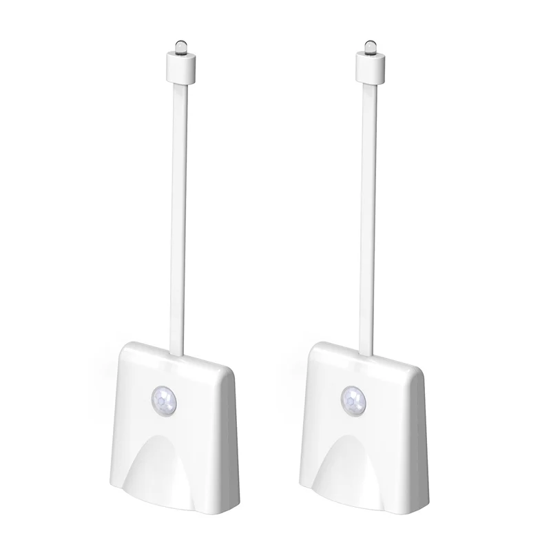 Toilet-nachtverlichting, LED-projectielamp, bewegingsgeactiveerd licht, 10 kleuren waterdicht verlicht nachtlampje voor badkamerdecoratie
