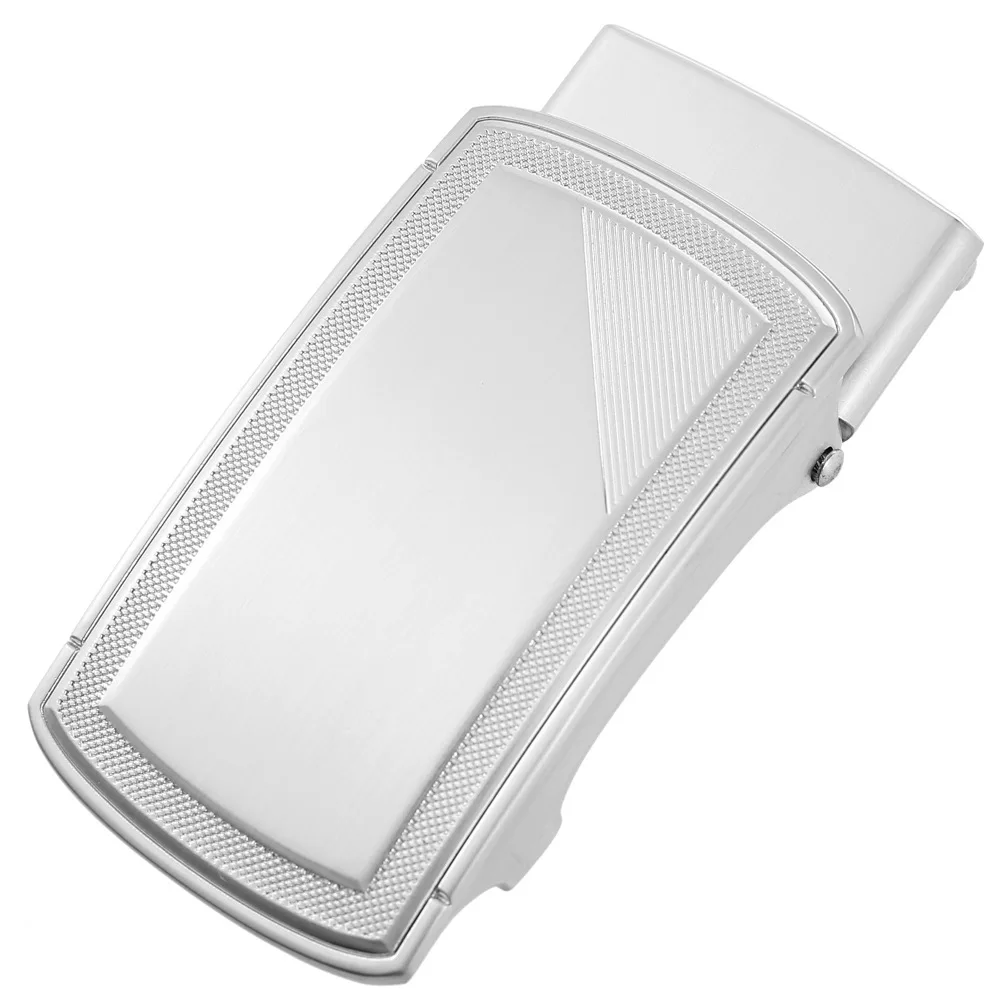 เข็มขัดผู้ชายแบบไม่มีหัวเข็มขัด ทำจากโลหะผสมสังกะสี สไตล์ลำลอง แฟชั่นอเนกประสงค์ หัวเข็มขัดอัตโนมัติ ขนาด 3.5 ซม.