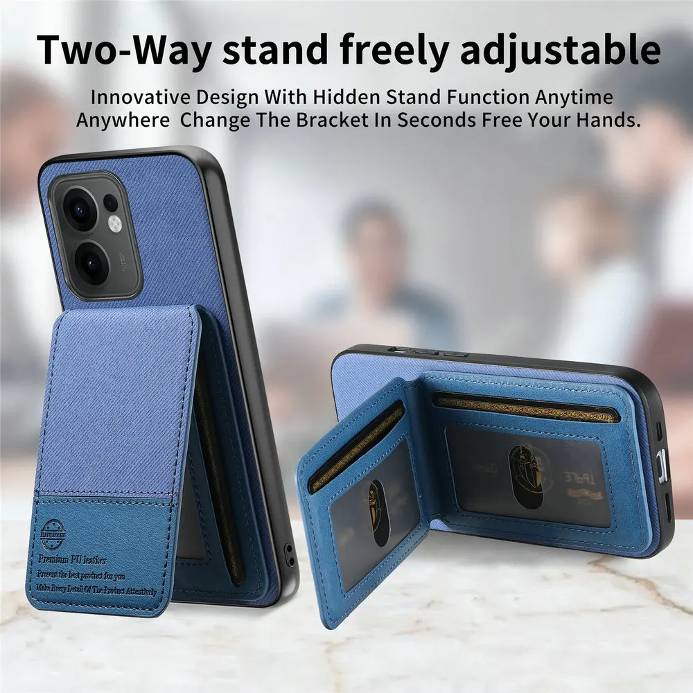 البوب رينو 13 FS 14 Pro 5G حافظة جلدية فاخرة بطاقة تتفاعل عودة شل ل ممن لهم رينو 13 حافظة هاتف Reno14 F 13A 13F 13FS للصدمات C #4