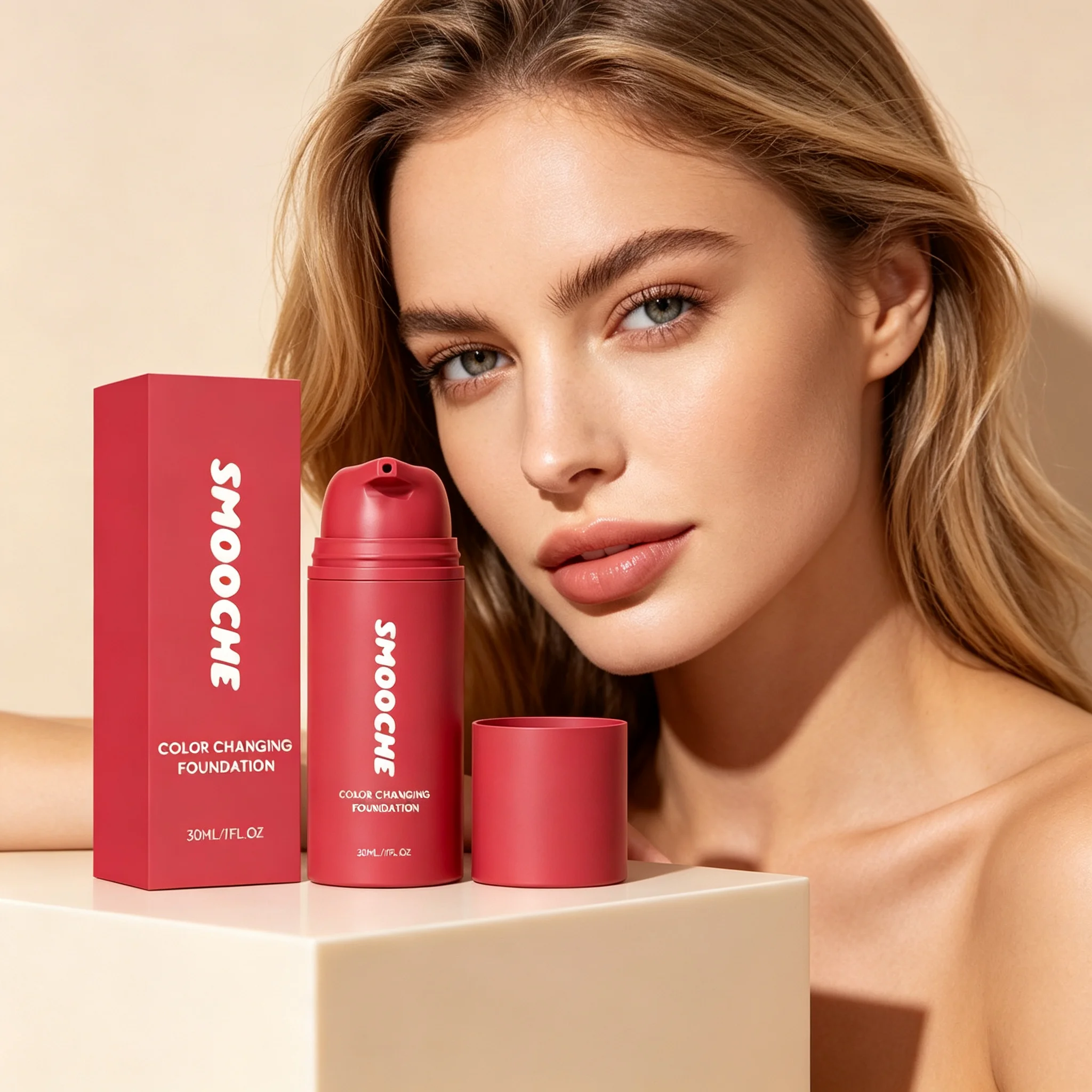 2026 Hot New Product 30ml Natural Warm Tone Foundation, Facial Evening Tone, Soft Makeup Finish, Long-Lasting Radiance, Delicate