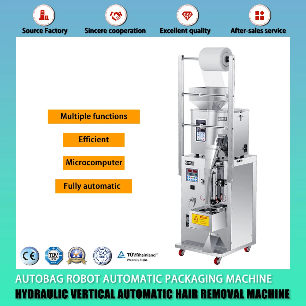 Source Manufacturer Autobag Robot Fully Automatic Packaging Machine Desktop Fully Automatic Roll Bag Packaging Machine