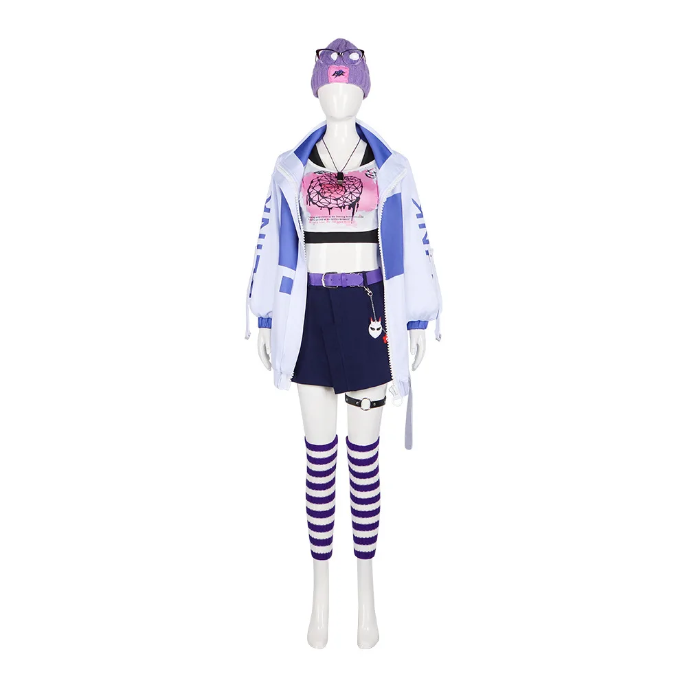 

IdentityVTracy Reznik Mechanic BLK team Косплей Костюм Хэллоуин Вечеринка Новая JK Униформа Реквизит Аксессуары Мужчины Женщины Комплект