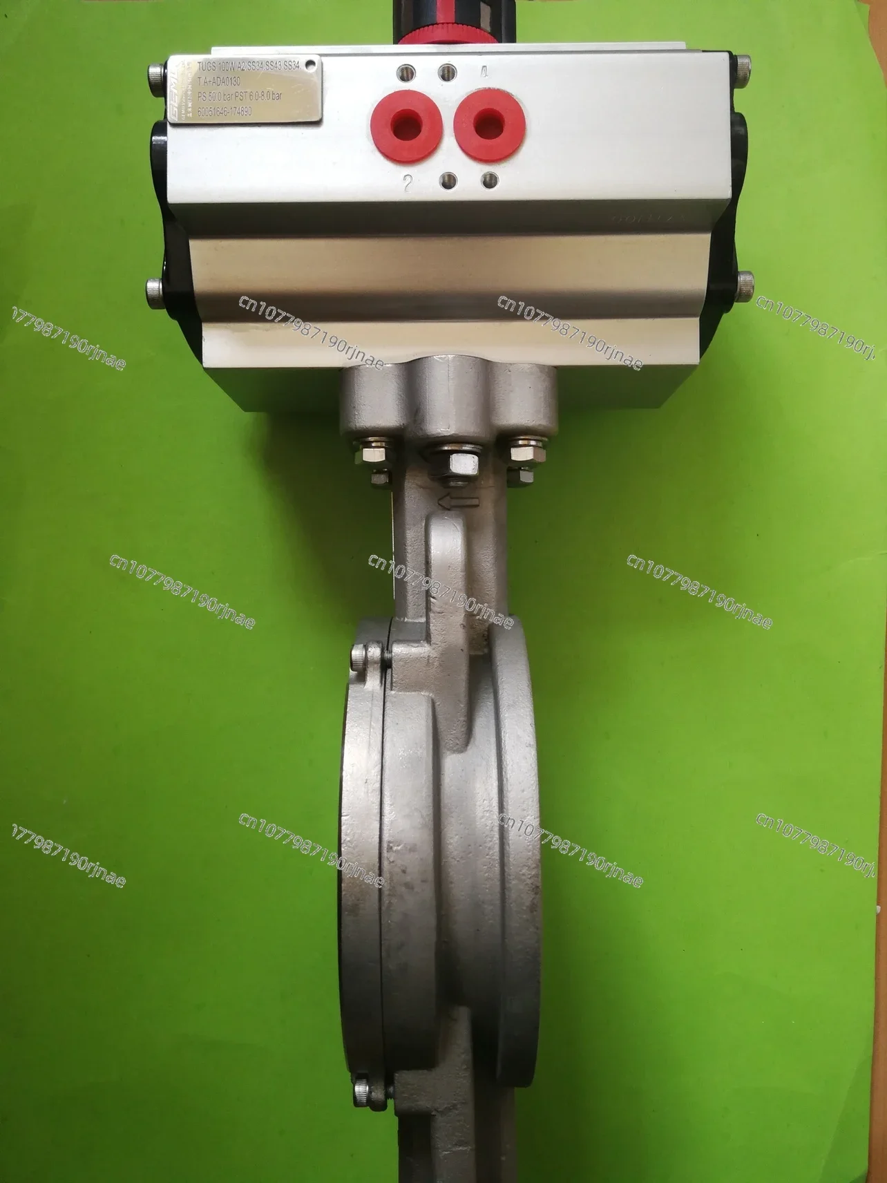 GEMU Pneumatic Disc Valve DN100, TUG.100WSS34SS43SS34 for Sterilization Cabinet Cover