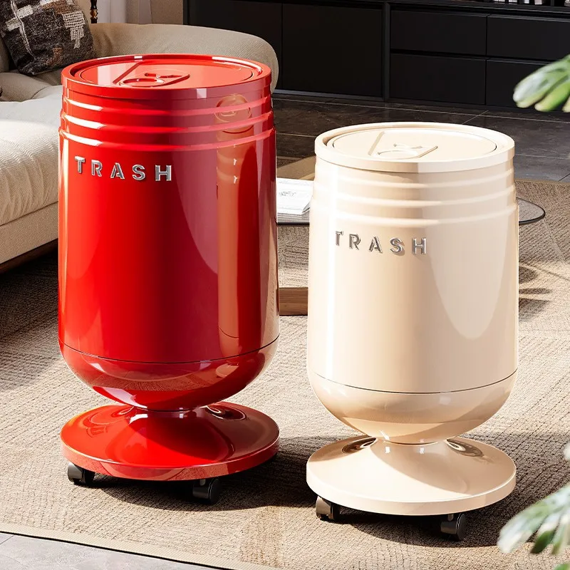 

Large Capaci Creative Tra Can with Lid for Living Room Kitchen Batoom High Aesthetic Value Home Use Star Superiori