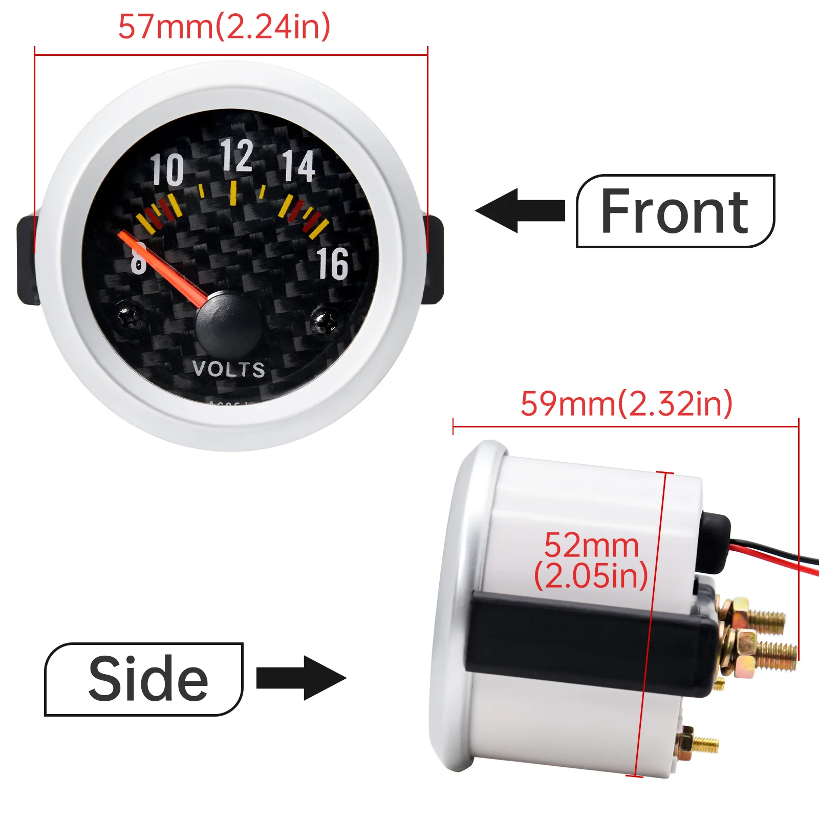 Oil press gauge 12V 52mm Oil pressure gauge with sensor 0-7 bar Car meter digital fuel gauges tester olie meter pression huile