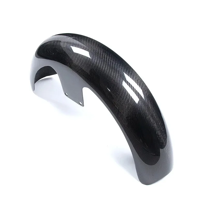 Double light road glide, road king modified 19-inch carbon fiber front fender