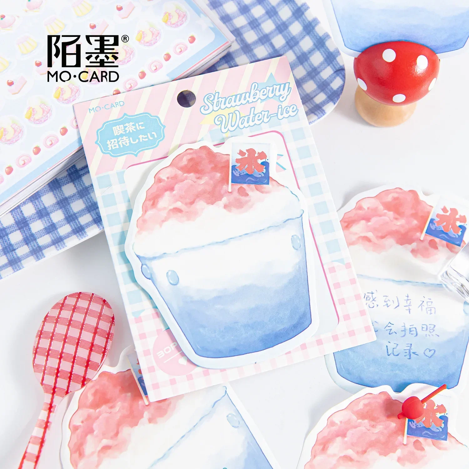 30 Pcs Tea Series Fresh Summer Drinks Student Note Memo Message Paper