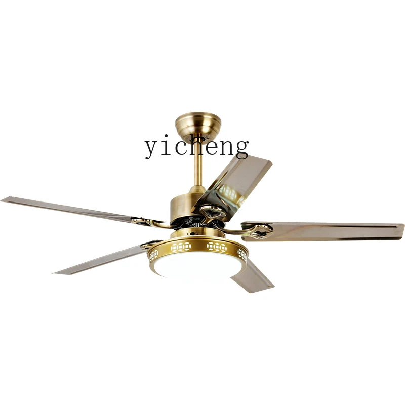 ZK Dining Room Fan Retro Home Living Room Bedroom Fan with Electric Fan