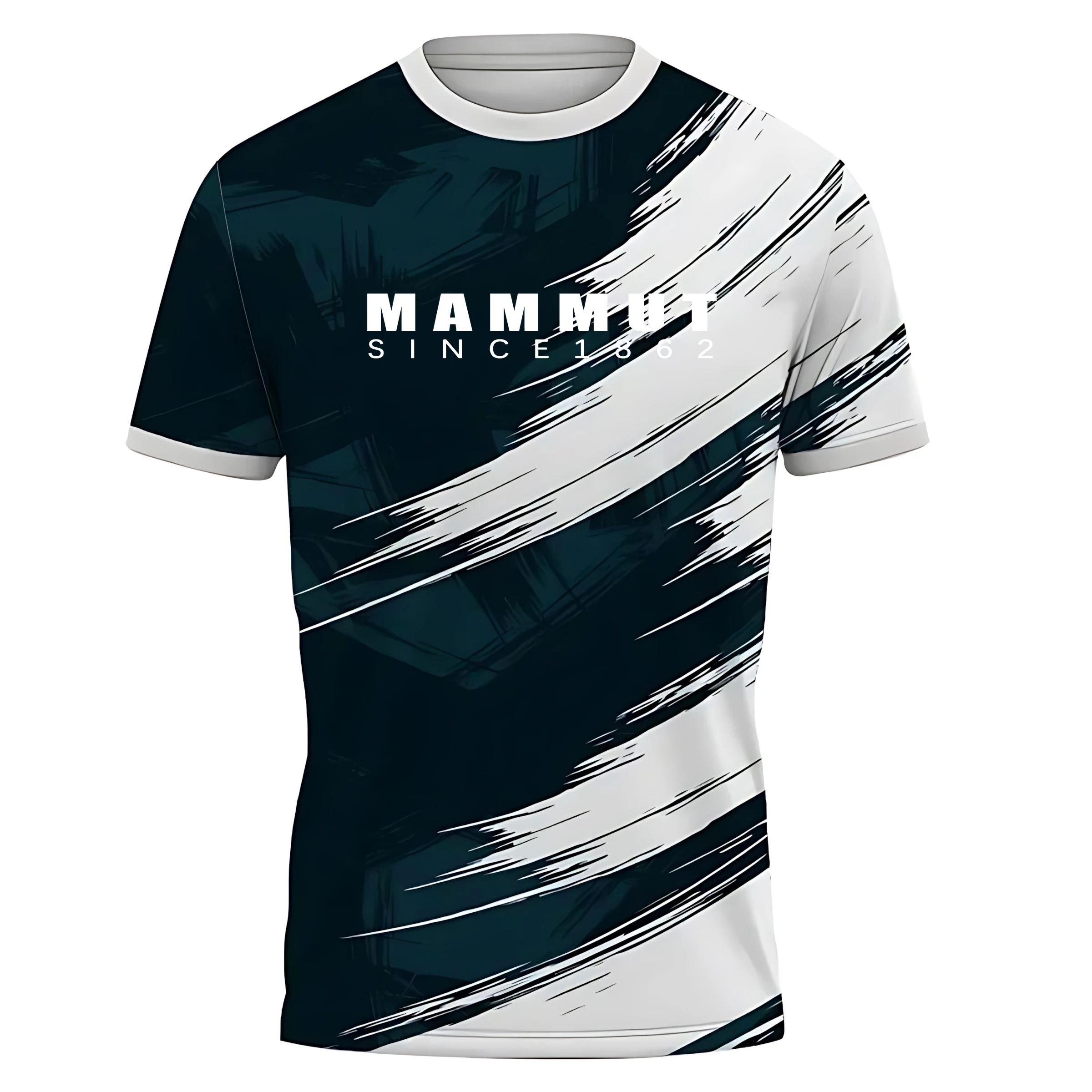 

2025 летняя новая повседневная модная удобная и мягкая мужская футболка с 3D цветным полосатым принтом для занятий спортом и фитнесом