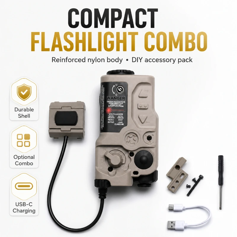 Portable Aiming Module Type-C Charging Built-in Power Supply Zero Tunable Design With Remote Control Accessory Kit