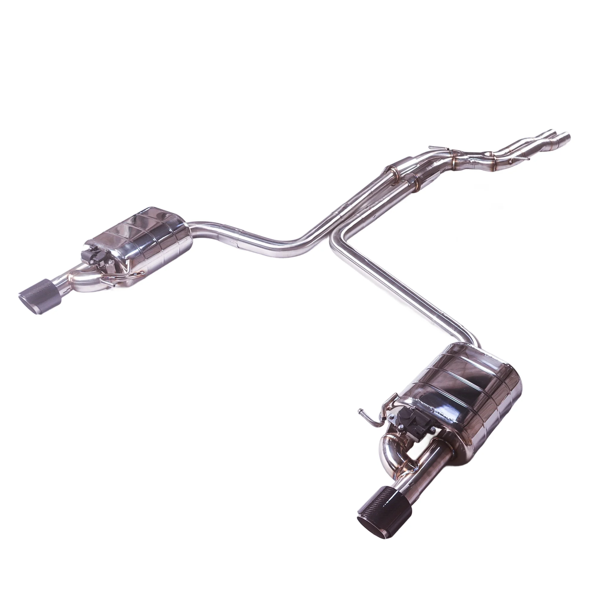 

【 Customized Product 】 Applicable to the exhaust system muffler of Audi A7 3.0T 2.8L c7 V6 Catback with valves from 2009 to 2018