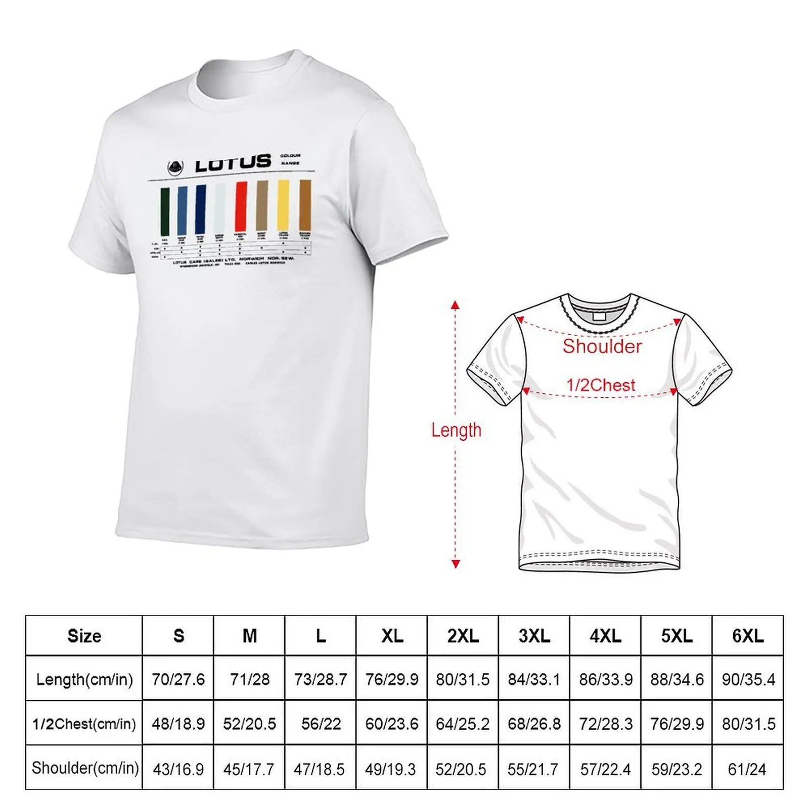 ELAN / EUROPA COLOUR RANGE T-Shirt man t shirt designer anime tshirt t shirt for man T-shirt