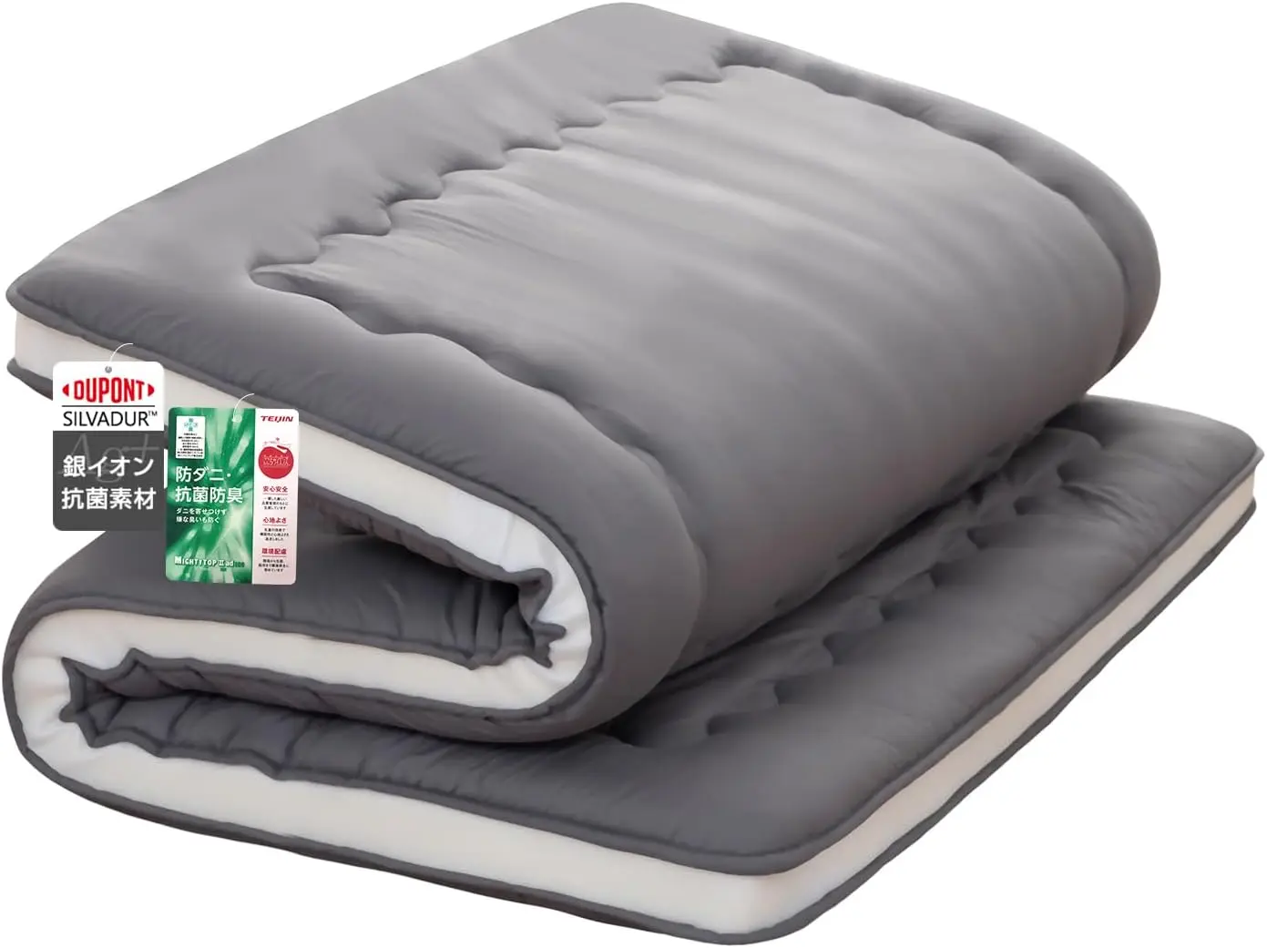 

Syalife Japanese Futon Mattress Floor Mattress, 4"" Thicken Roll Up Tatami Mat, Foldable & Portable Floor Bed Sleeping Pad,