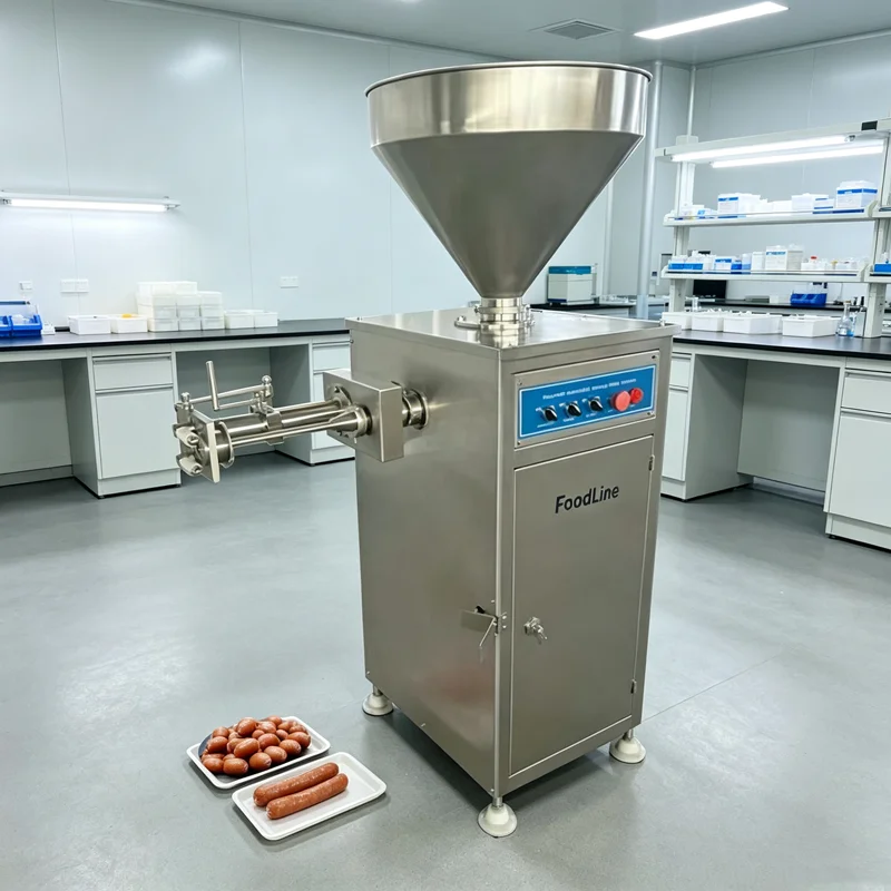 Automatic Stainless Steel Hydraulic Enema Machine 304 Stainless Steel Vacuum Sausage Filler Stuffer Customized