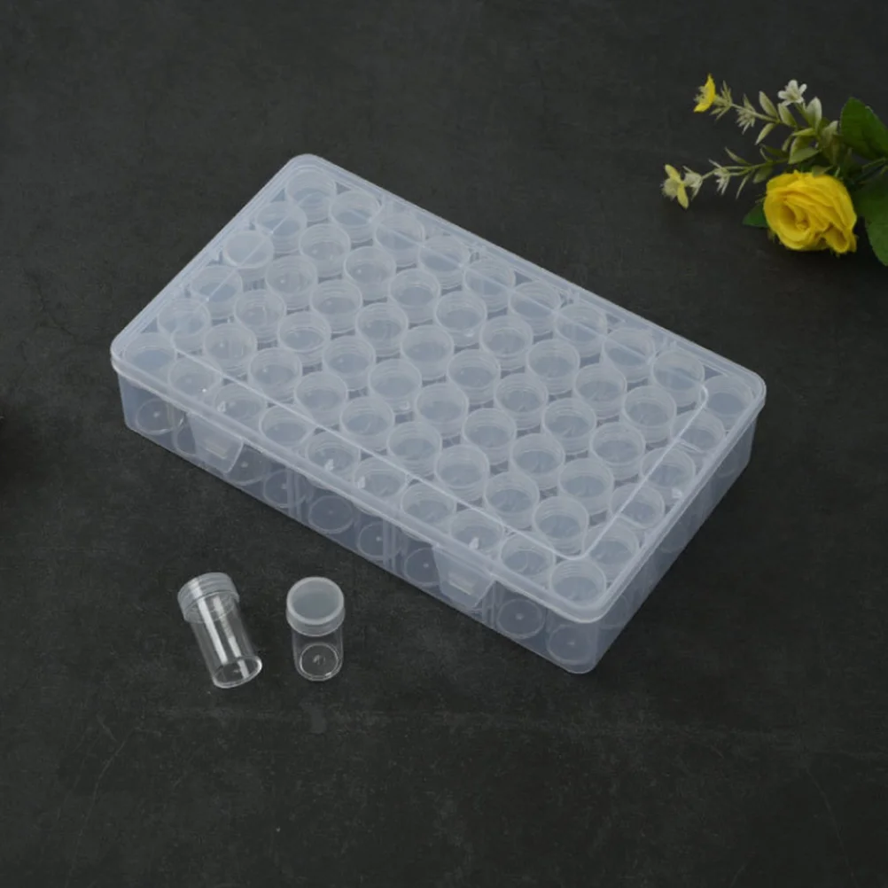

1Set Small Bead Organizer Clear Plastic Storage Box Multipurpose Screw Hardware Jewelry Holder Craft Storage Box Reusable