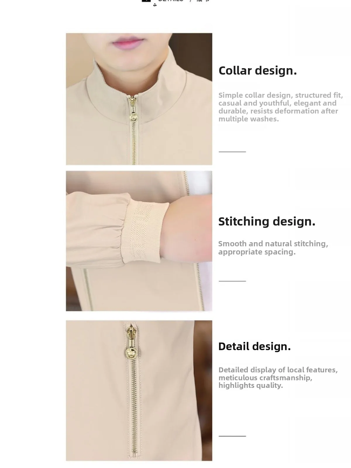 Paul 2024 ملابس علوية للرجال لخريف وشتاء Jaet بياقة واقفة فاخرة Haome Bae منتصف الشباب ملابس علوية عصرية حضرية طويلة...