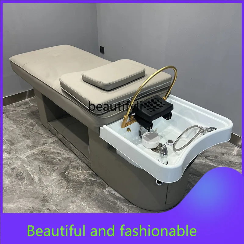 

zGThai Constant Temperature Water Circulation Shampoo Chair Hair Head Treatment Fumigation Lying Completely Massage Couch