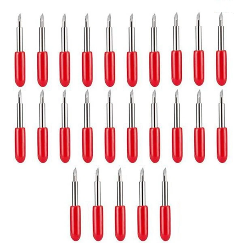 25Pcs 45 Degree For Roland Cutting Plotter Vinyl Cutter Knife Blade Blade High Hardness Tungsten Carbide Machine Tool