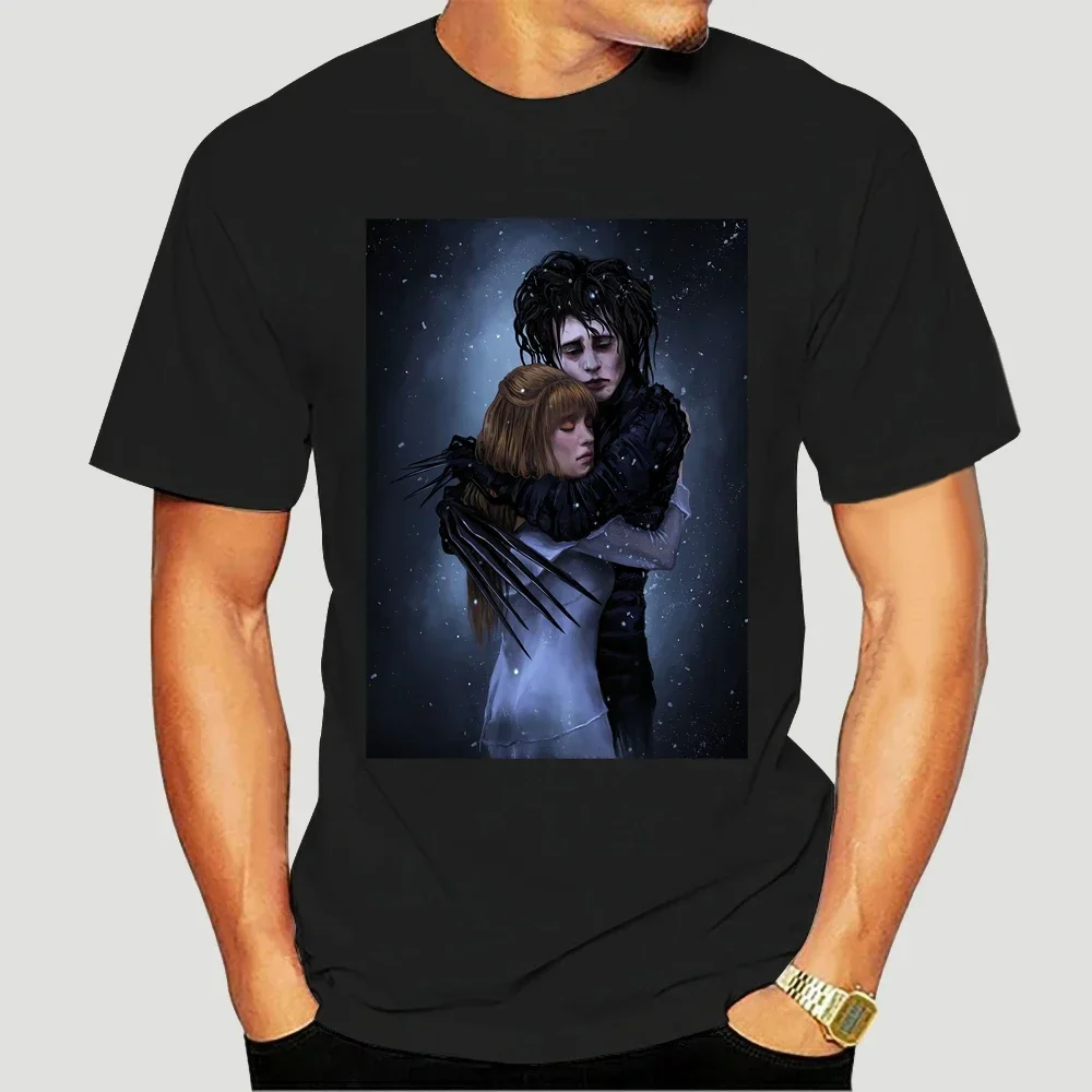 gimnasio, King, negra, blanca, 2019, 3184X Camiseta de Edward Scissorhands para hombre, ropa de calle de película,